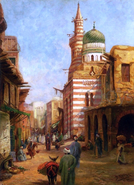  Bruno Richter The Mosque of Aytmish al-Bagazi, Old Cairo - Art Print