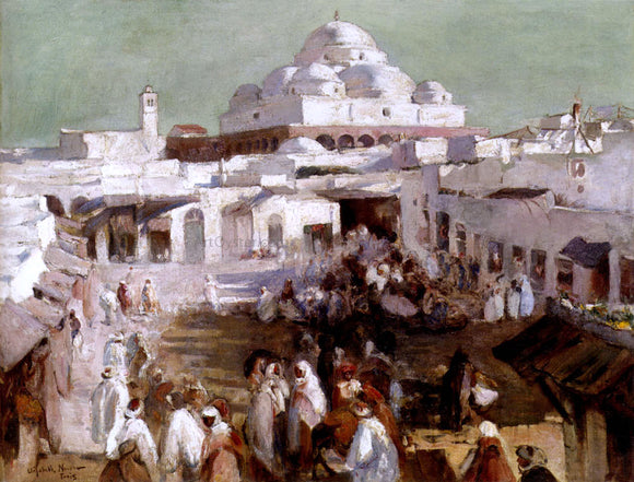  Elizabeth Nourse The Mosque, Tunis - Art Print