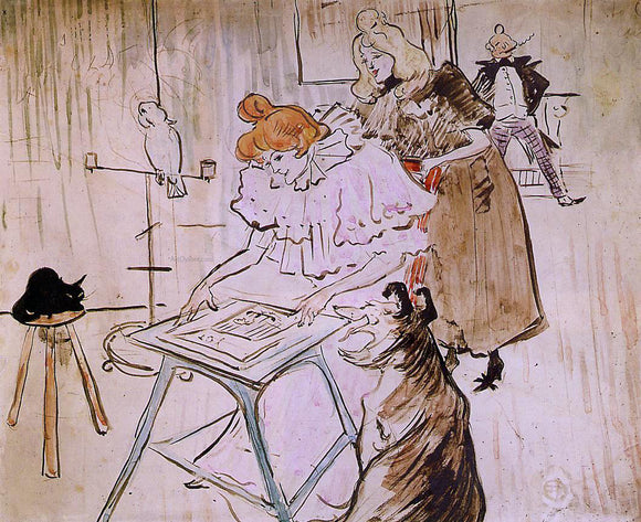  Henri De Toulouse-Lautrec The Motograph - Art Print