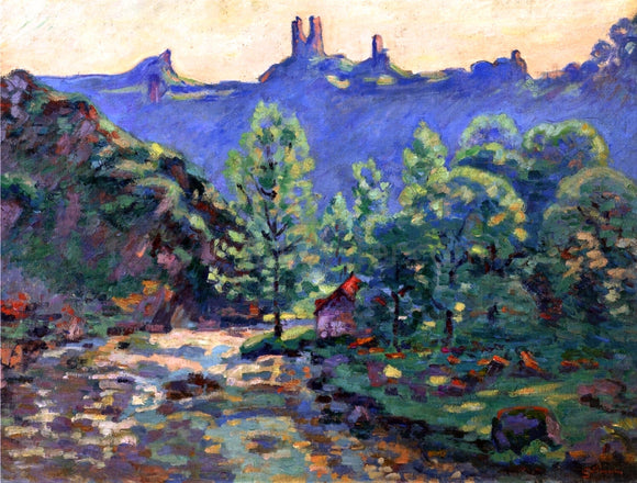  Armand Guillaumin The Moulin Brigand, Ruins of Chateau de Crozant - Art Print