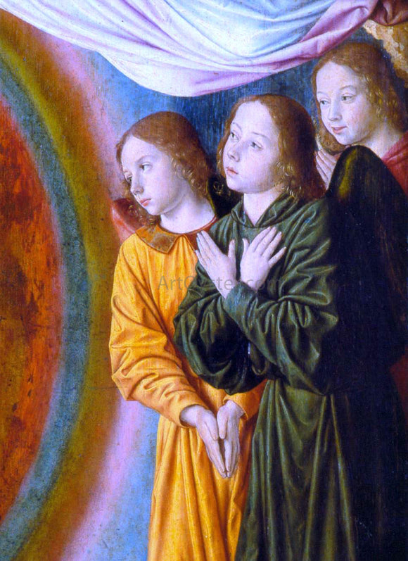  Master of Moulins The Moulins Triptych (detail of the central panel) - Art Print