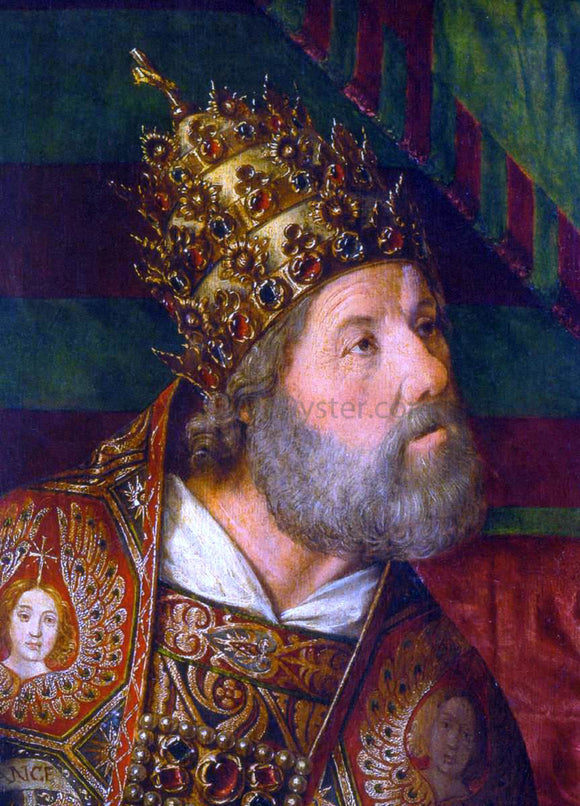  Master of Moulins The Moulins Triptych (detail of the left shutter) - Art Print