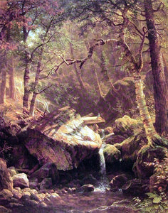  Albert Bierstadt The Mountain Brook - Art Print