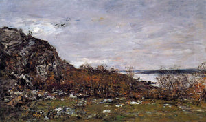 Eugene-Louis Boudin The Mouth of the Elorn in the Area of Brest - Art Print