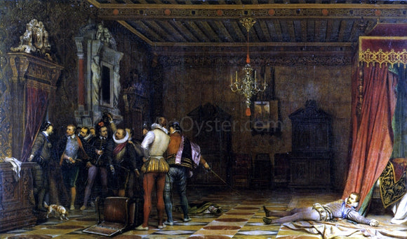  Paul Delaroche The Murder of the Duke of Guise - Art Print