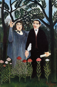  Henri Rousseau The Muse Inspiring the Poet - Art Print