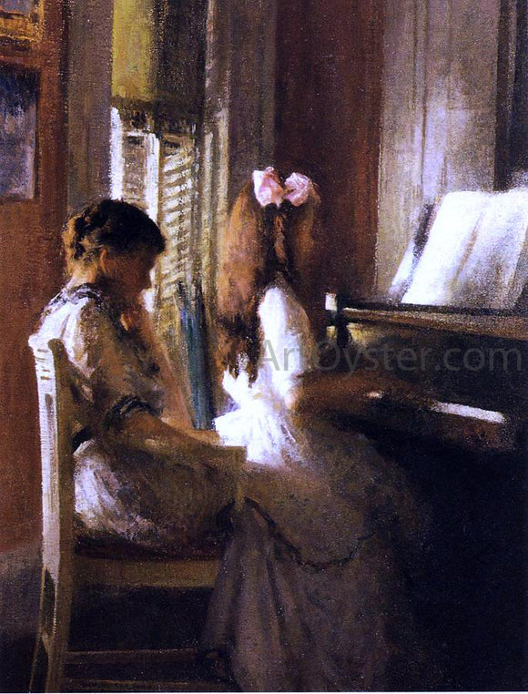  Joseph DeCamp The Music Lesson - Art Print