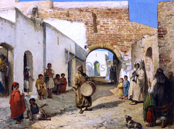  Victor Eeckhout The Musicians of Tangiers - Art Print