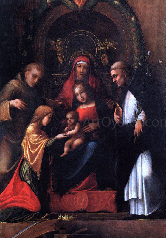  Correggio The Mystic Marriage of St. Catherine - Art Print