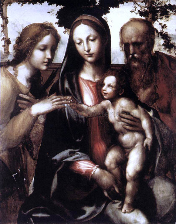  Il Sodoma The Mystic Marriage of St Catherine - Art Print