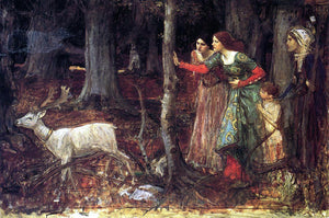  John William Waterhouse The Mystic Wood - Art Print