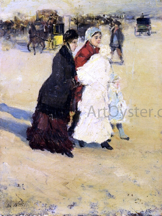  Giuseppe De Nittis The Nannys - Art Print
