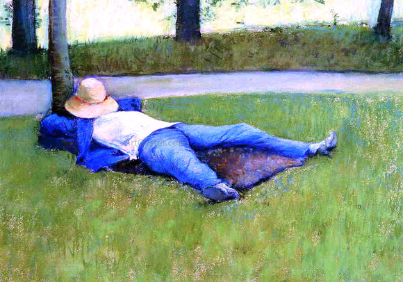  Gustave Caillebotte The Nap - Art Print