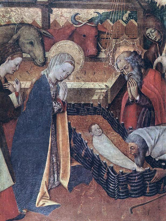  Bernat Martorell The Nativity (detail) - Art Print