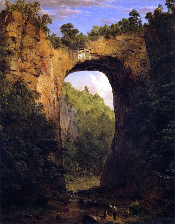  Frederic Edwin Church The Natural Bridge, Virginia - Art Print