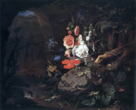  Abraham Mignon The Nature as a Symbol of Vanitas - Art Print