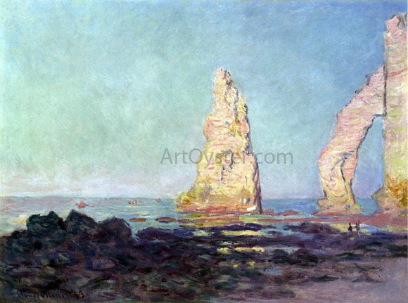  Claude Oscar Monet The Needle of Etretat, Low Tide - Art Print