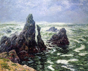  Henri Moret The Needles of Port-Cotom, Belle Ile - Art Print