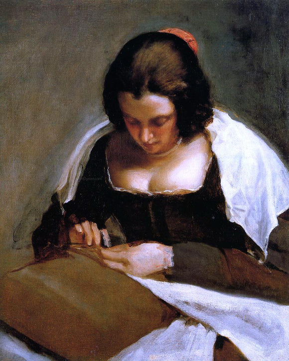  Diego Velazquez The Needlewoman - Art Print