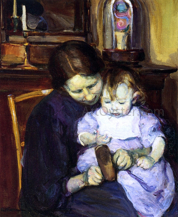  Elizabeth Nourse The New Shoe (also known as Le Soulier Neuf) - Art Print