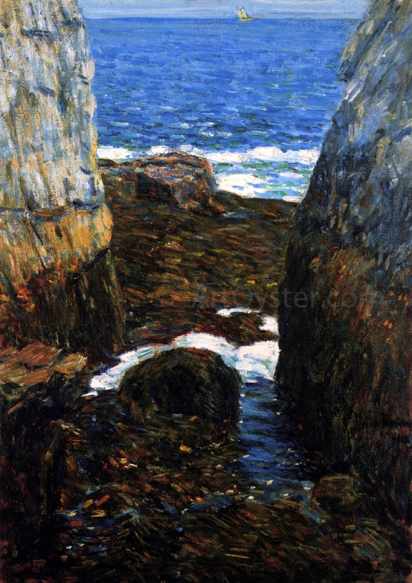  Frederick Childe Hassam The North Gorge, Appledore, Isles of Shoals - Art Print