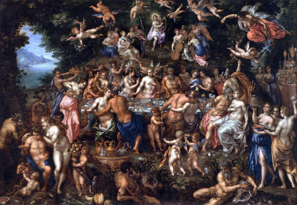  Hendrik De Clerck The Nuptials of Thetis and Peleus - Art Print
