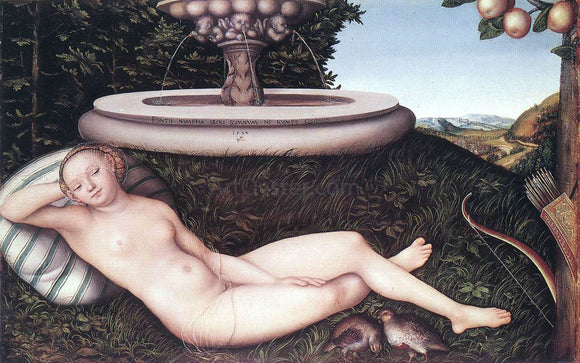  The Elder Lucas Cranach The Nymph of the Fountain - Art Print
