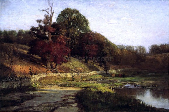  Theodore Clement Steele The Oaks of Vernon - Art Print