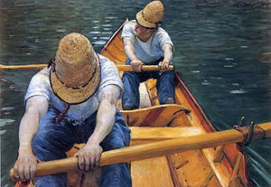  Gustave Caillebotte The Oarsmen - Art Print