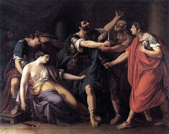  Gavin Hamilton The Oath of Brutus - Art Print