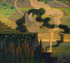  Mikalojus Ciurlionis The Offering - Art Print