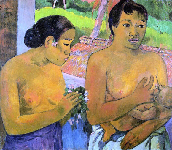  Paul Gauguin The Offering - Art Print