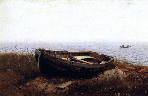  Frederic Edwin Church The Old Boat (also known as The Abandoned Skiff) - Art Print