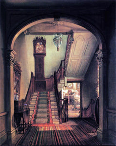  Edward Lamson Henry The Old Clock on the Stairs - Art Print