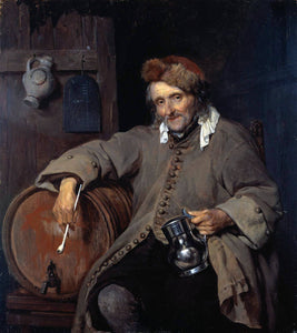  Gabriel Metsu The Old Drinker - Art Print