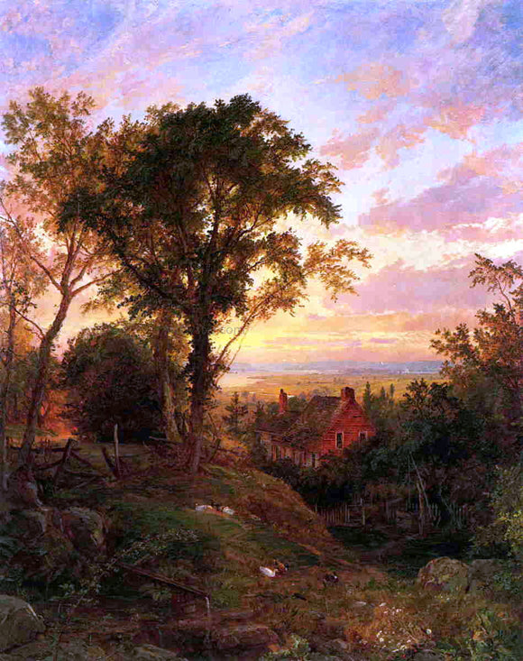  Jasper Francis Cropsey The Old Home - Art Print