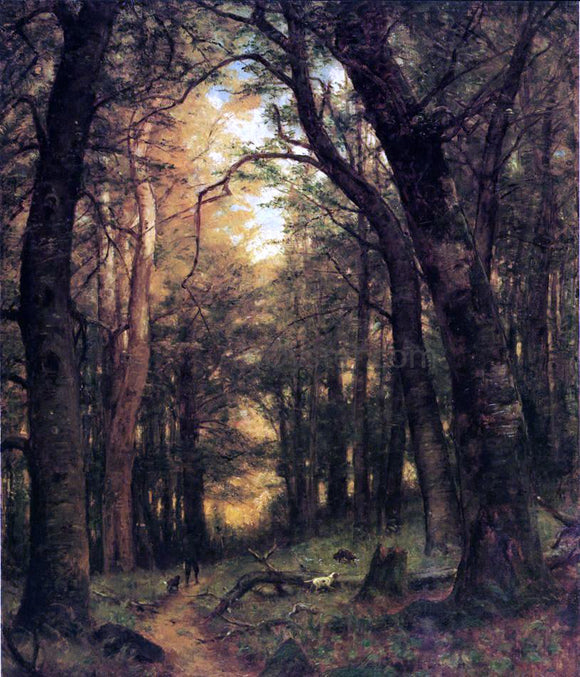  Thomas Worthington Whittredge The Old Hunting Ground - Art Print