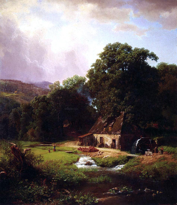  Albert Bierstadt The Old Mill - Art Print