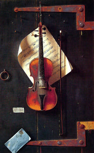  William Michael Harnett The Old Violin - Art Print