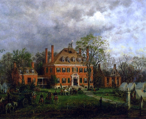  Edward Lamson Henry The Old Westover House - Art Print