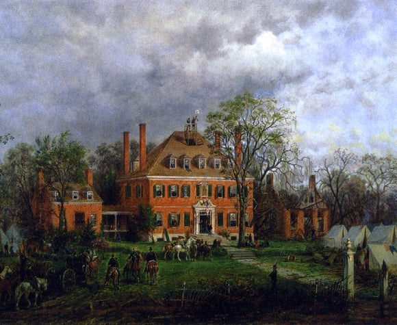  Edward Lamson Henry The Old Westover House - Art Print