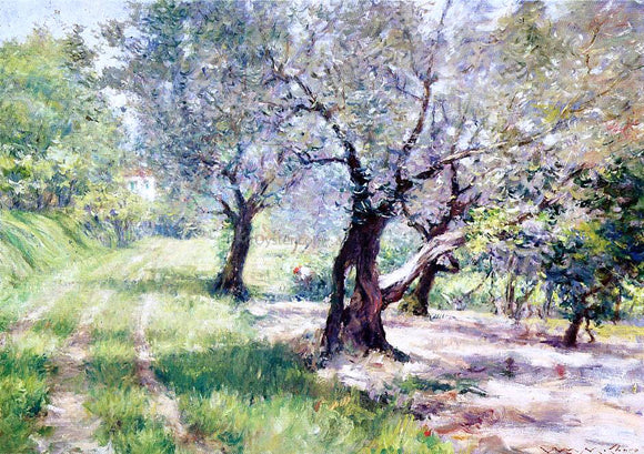  William Merritt Chase The Olive Grove - Art Print