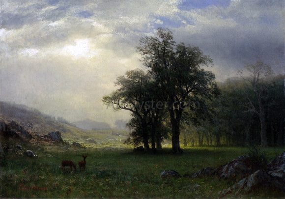  Albert Bierstadt The Open Glen - Art Print