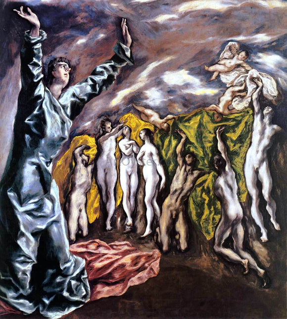  El Greco The Opening of the Fifth Seal (The Vision of St John) - Art Print