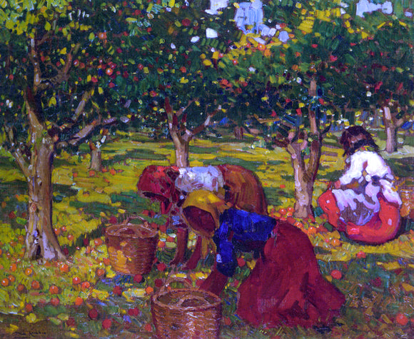  Alberto Pla Y Rubio The Orange Harvest - Art Print