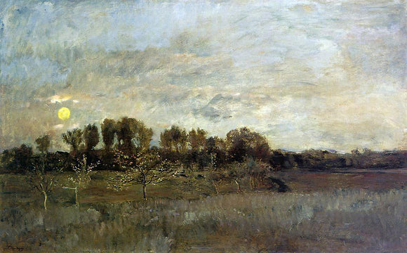 Charles Francois Daubigny The Orchard at Sunset - Art Print