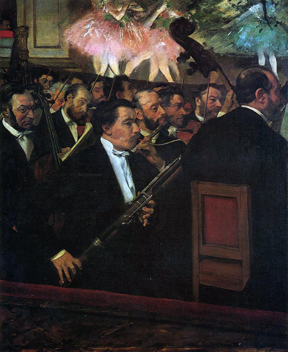  Edgar Degas The Orchestra of the Opera - Art Print