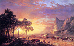  Albert Bierstadt The Oregon Trail - Art Print