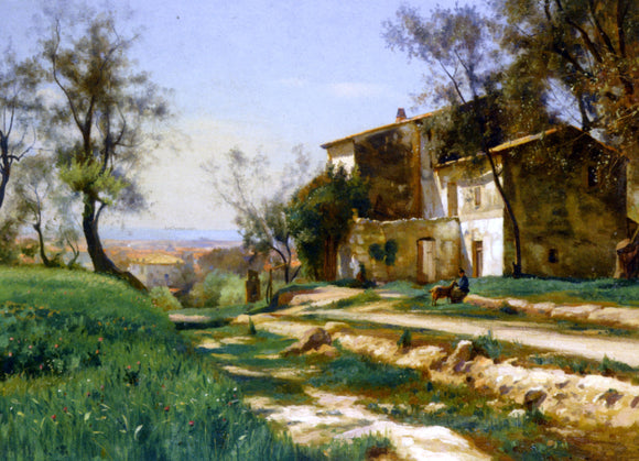  Iosif Evstafevich Krachkovsky The Outskirts of Nice - Art Print