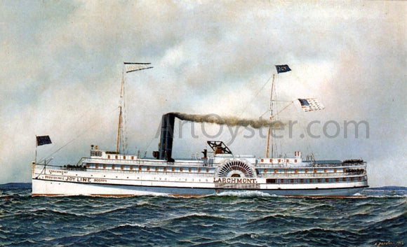  Antonio Jacobsen The Paddle Steamer 